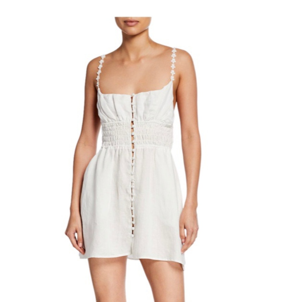 For Love & Lemons Macaroon Button Front Mini